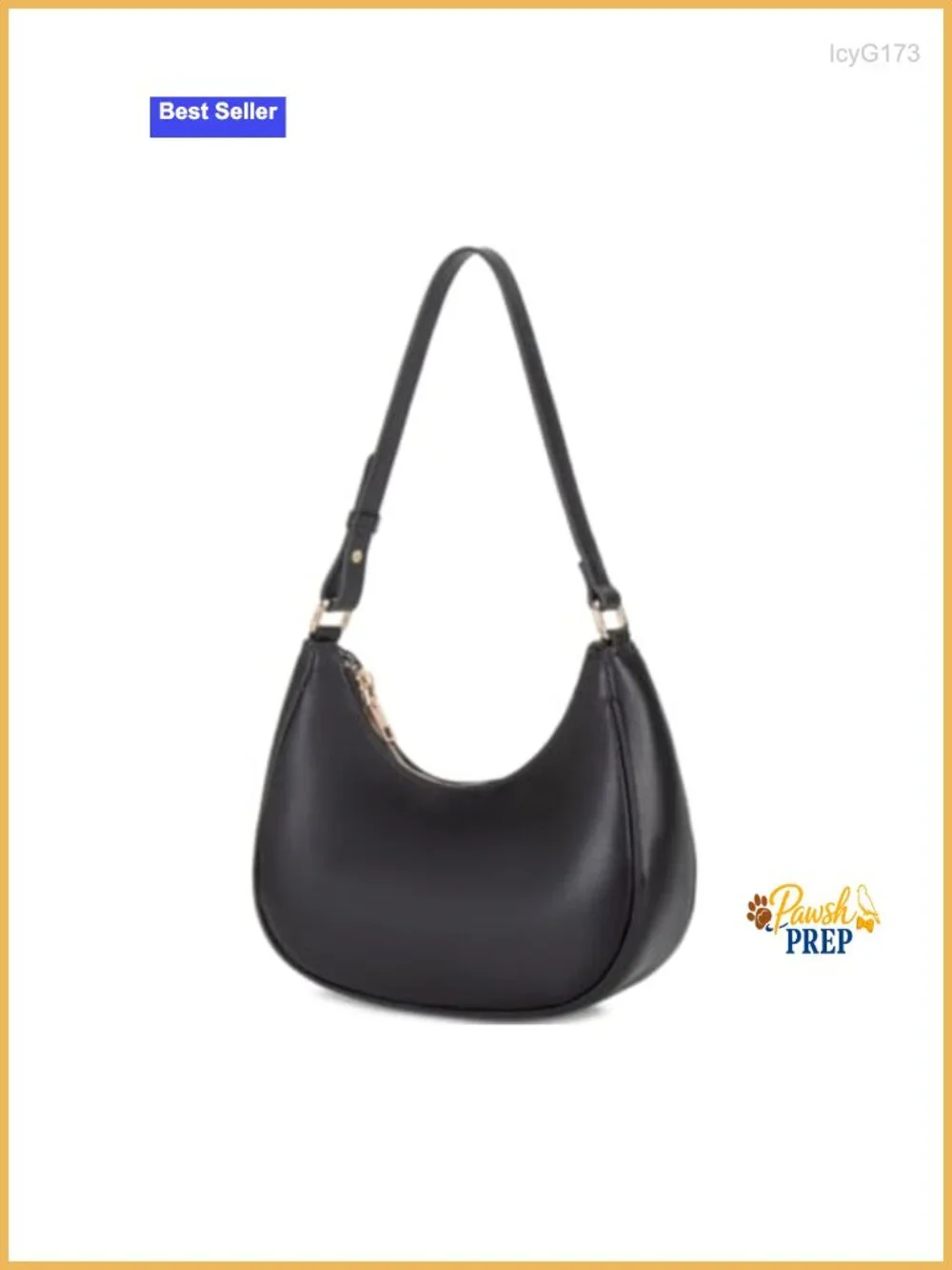 Crescent Hobo Bag Women Cute Purse PU Leather Shoulder Tote Underarm Mini